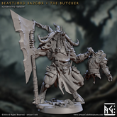 Beastlord Bazgor, the Butcher 3D-printed model