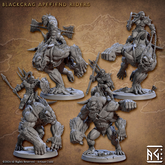 Blackcrag Apefiend Riders 3D-printed model