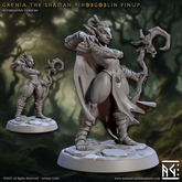 Grenia the Shaman 3D-printed model