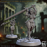 Xendra Sisterhood Bladedancer 3D-printed model