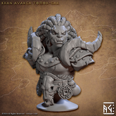 Khas Avarga Tomor-Gar Bust 3D-printed model