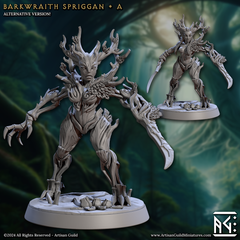 Barkwraith Spriggan 3D-printed model