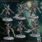 Barkwraith Spriggan 3D-printed model