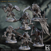 Gobor Warriors 3D-printed model