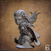 Willow Thornfoot Bust 3D-printed model