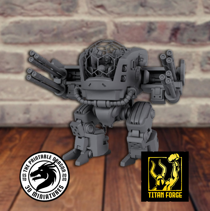 Avalanche Mech 3D-printed model
