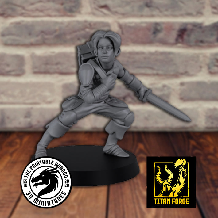 Adept 3D-printed model