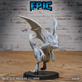 Light Dragon Wyrmling 3D-printed model