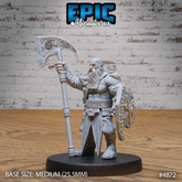 Dwarf Raider 3D-printed model