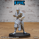 Martial Arts Monk 3D-printed model