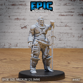 Half Orc Adventurer 3D-printed model