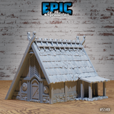 Viking House 3D-printed model