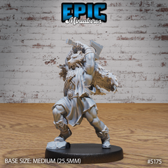 Berserker Viking 3D-printed model