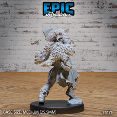 Berserker Viking 3D-printed model