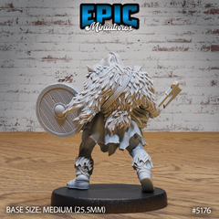 Berserker Viking 3D-printed model