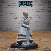 Noble Queen 3D-printed model