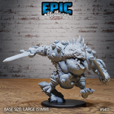 Bulky Lizard 3D-printed model