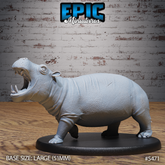 Hippo 3D-printed model