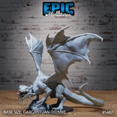 Ancient Sapphire Dragon 3D-printed model