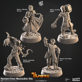 Farmers from Mennesker City 3D-printed model