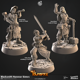 Blacksmith Hammer Sisters 3D-printed model
