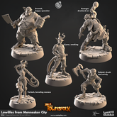 Lowlifes from Mennesker City 3D-printed model