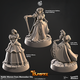 Noble Women from Mennesker City 3D-printed model