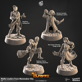 Mafia Leaders from Mennesker City 3D-printed model