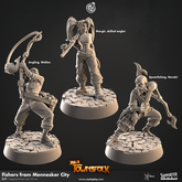 Fishers from Mennesker City 3D-printed model