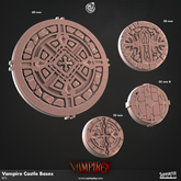 Vampire Castle Bases 3D-printed model