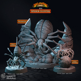 Spider Cluster 3D-printed model