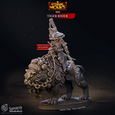 Tiger Rider 3D-printed model