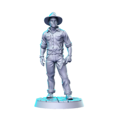Allan 3D-printed model