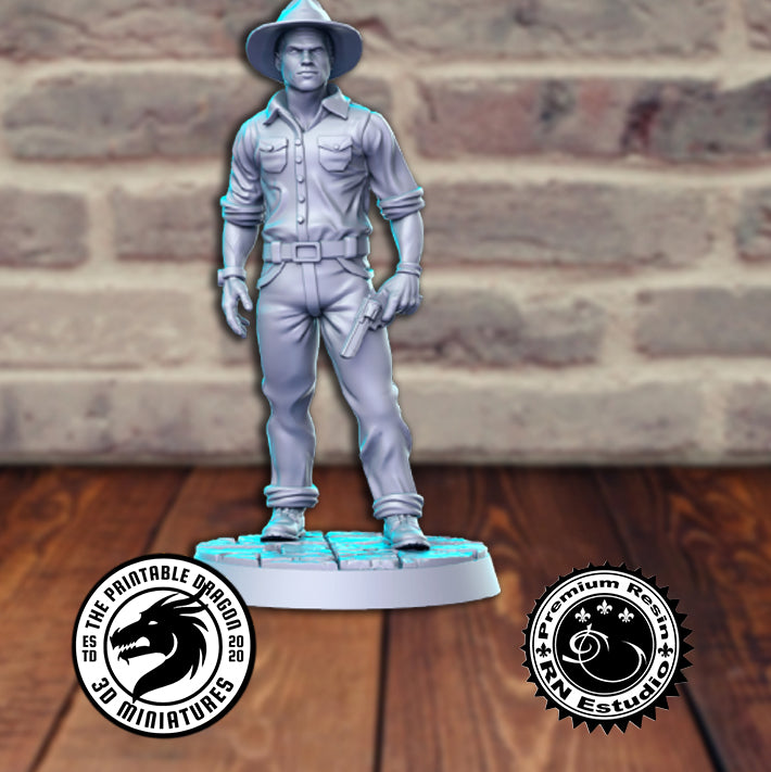 Allan 3D-printed model