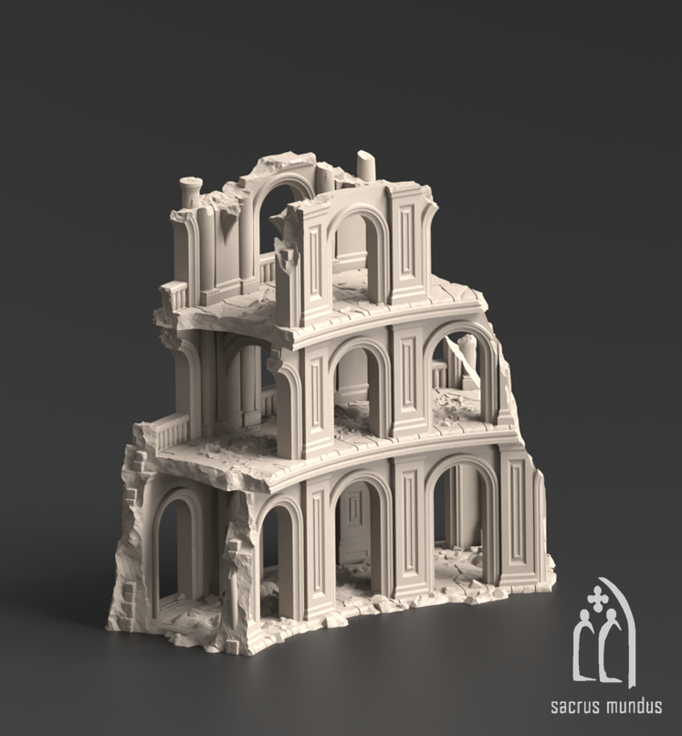 Armoria Amphitheatrum B 3D-printed model