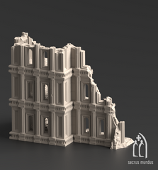 Armoria Corner Ruins C 3D-printed model