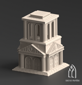 Armoria Tower 3D-printed model
