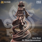 Avia Shun - Air Elemi Aeromancer - The Printable Dragon