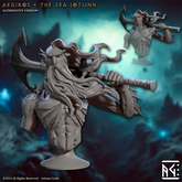 Aegiros The Sea Jotunn Bust 3D-printed model