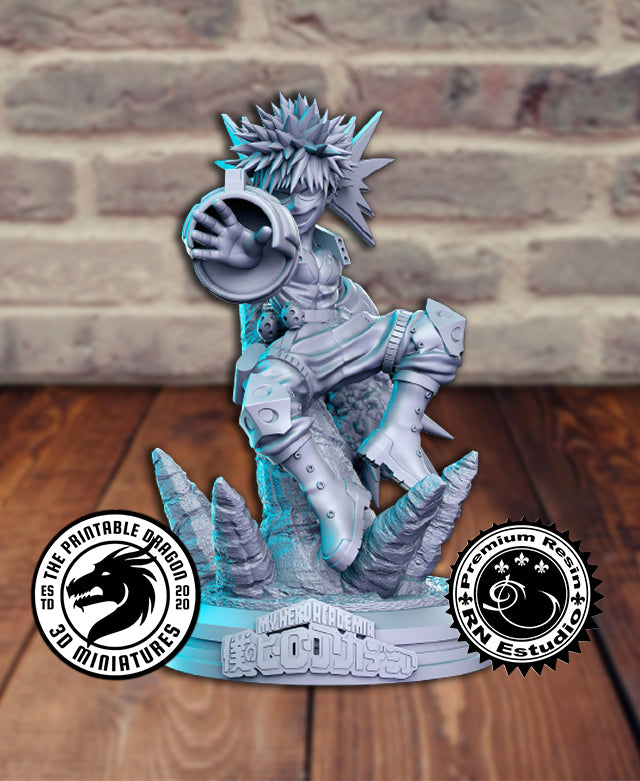 Bakugo 3D-printed model