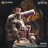 Brains - Manic Goblin Inventor 3D-printed model