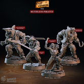 Ruthless Pirates 3D-printed model