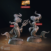 Mermaids 3D-printed model