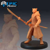 Catfolk Panther Pirate - The Printable Dragon