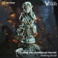 Cordelia the Homestead Hermit - Halfling Druid (Bust)