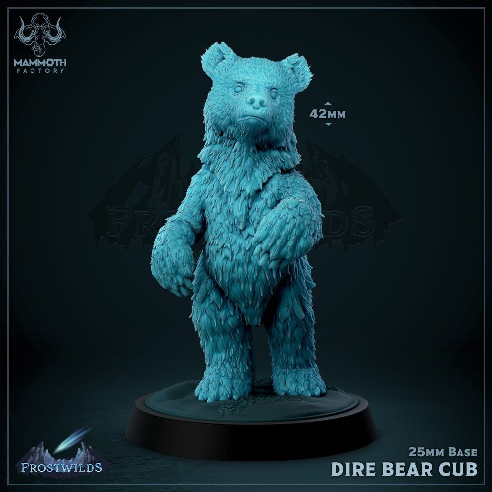 Dire Bear Cub The Printable Dragon