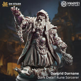 Dorgrid Darnane - Dark Dwarf Rune Sorcerer 3D-printed model