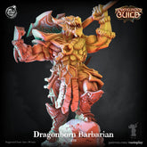 Dragonborn Barbarian - The Printable Dragon