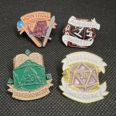 Dungeons and Dragons Badges 3D-printed model
