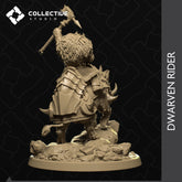 Dwarven Rider - The Printable Dragon